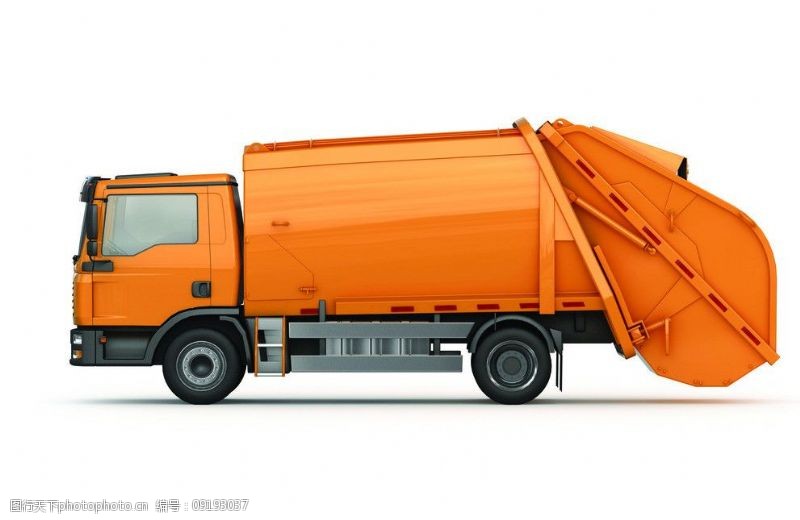 城市清道夫 垃圾車(chē)圖片素材的環(huán)保敘事